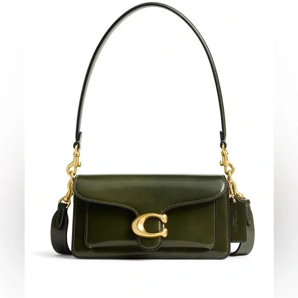 New! MINT CONDITION COACH Tabby Shoulder Bag 20 Spazzolato leather - Picture 11 of 12